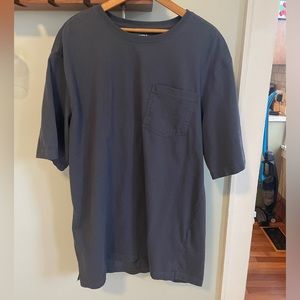 Steel Blue Duluth Trading Co Relaxed Fit Longtail Tee Size Large